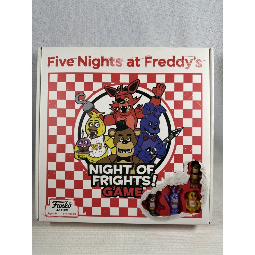 Five Nights at Freddy's Night of Frights Board Game COMPLETE Funko FNAF